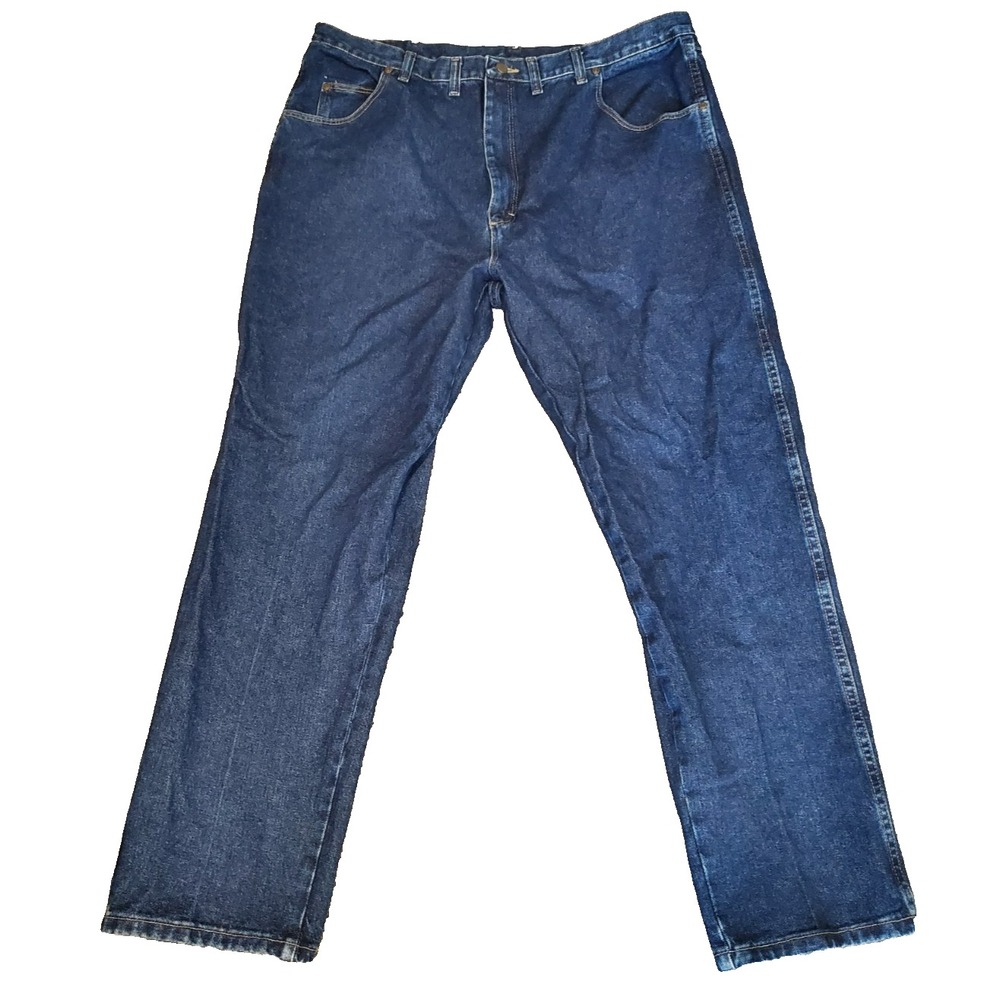 Wrangler Mens Rugged Wear Dark Wash Jeans 35001AN Size 44 x 32
